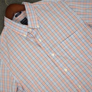 J Crew Slim Untucked Performance Button Down Shirt Men's Size M Plaid